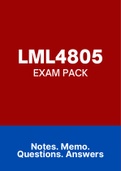 LML4805 - EXAM PACK (2022)