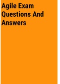 Agile Exam Questions And Answers 