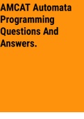 AMCAT Automata programming Questions And Answers 