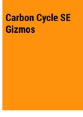 Carbon Cycle SE Gizmo 