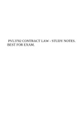 PVL3702 CONTRACT LAW - STUDY NOTES.
