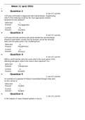 NURS 6501N - Week 11 Quiz 6501. Questions and Answers. Complete Solutions.