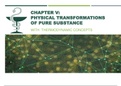 PHYSICAL TRANSFORMATIONS  OF PURE SUBSTANCE WITH THERMODYNAMIC CONCEPTS