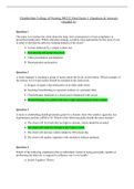 NR 222 Final Exam 1. Questions & Answers (Graded A)
