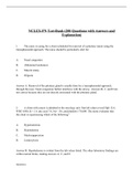 NCLEX-PN Test-Bank &lpar;200 Questions with Answers and Explanation&rpar;