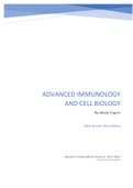Notes Advanced Immunology and Cell Biology (All lectures)