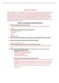 NR324 &sol; NR 324&colon; Adult Health I Exam 1 Study Guide &lpar;Latest 2022&sol; 2023&rpar; Chamberlain College of Nursing