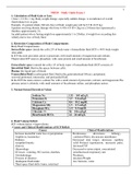 NR324 / NR 324: Adult Health I Exam 1 Study Guide (Latest 2021 / 2022) Chamberlain College of Nursing