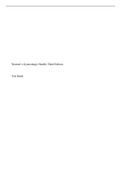 Women&rsquo;s Gynecologic Health&comma; Third Edition   Test Bank  