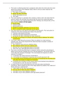 NURSING MISC - MODULE 4 NCLEX QUESTIONS AND ANSWERS&period;