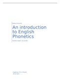 Samenvatting Introduction to English Phonetics, ISBN: 9781474411783  British English Phonetics