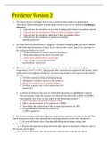 NURSING 3165Predictor Version 2 Complete&period;