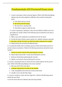  ATI Fundamentals Proctored Exam 2019 (Pages 18 - Grade A +)