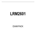 LRM2601 EXAM PACK 2022