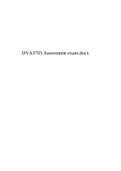 DVA3703 Assessment exam.docx