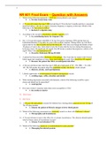 NR 601 Final Exam &ndash; Question with Answers