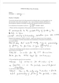 Physical Chemistry II CHM4411- Exam 1 Questions & Answers