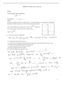 Physical Chemistry II CHM4411- Exam 3 Questions & Answers