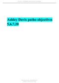 Ashley Davis patho objectives 5,6,7,20.