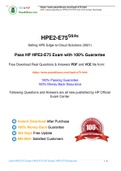  HPE2-E75 Practice Test, HPE2-E75 Exam Dumps 2021.11 Update
