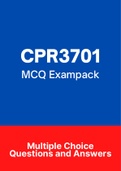 CPR3701 - MCQ Test Bank (2022)