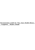Tina Jones Health History Completed Shadow   Health