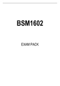 BSM1602 MCQ EXAM PACK 2023