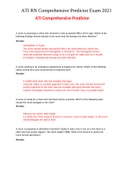 ATI RN Comprehensive Predictor Exam 2021