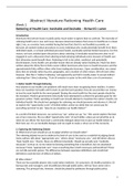 Samenvating Articles Rationing Healthcare (GW301)