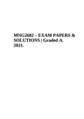 MNG2602 – EXAM PAPERS & SOLUTIONS | Graded A. 2021.