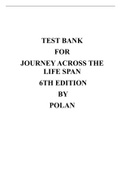 JOURNEY ACROSS THE LIFE SPAN 6TH EDITION BY POLAN
