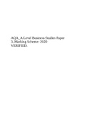 AQA_A Level Business Studies Paper 3_Marking Scheme- 2020 VERIFIED.
