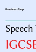 Test Prep Speech: Topic School Uniforms | SUPERB SPEECH from Student *MARKED!* | AQA  /  OCR  /  Edexcel