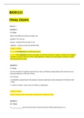 Essentials In Nutrition (BIOD 121) Final Exam (Q&A) - Portage Learning 