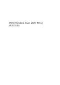 INF3705 Mock Exam 2020. MCQ