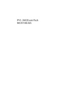 PVL 2602 EXAM PACK WITH BRIEF SHORT NOTES