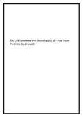 BSC 2085 anatomy and Physiology NCLEX Final Exam Predictor Study Guide &lpar;Verified And Correct Answers&comma;200 Questions Secure Highscore&rpar; Latest 2021