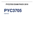 PYC3705 EXAM PACK elaborations questions and answers