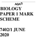 2020_AQA_Biology_Paper_1_Mark Scheme