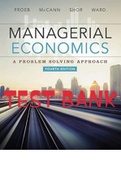Exam (elaborations) TEST BANK for Managerial Economics 