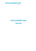 BUSI690 Netflix Business Case 1