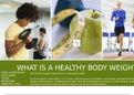 SCI 228 Week 6 Discussion; What Is A Healthy Body Weight
