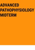 Exam (elaborations) ADVANCED_PATHOPHYSIOLOGY_MIDTERM. 