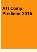 Exam (elaborations) ATI Comp.Predictor 2016 