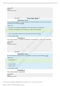 NUTRI 101 EXAM 8 QP JUNE 2020 WITH VERIFIED  SOLUTIONS