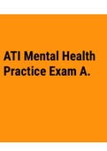 Exam (elaborations) ATI_Mental_Health_Practice_Exam_A. 
