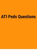 Exam (elaborations) ATI_peds_questions. 