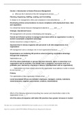 BMAL 590 Human Resource Management Test Questions And Answers  Rated A Grade