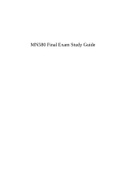 MN580 Final Exam Study Guide
