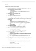NURSING 302Adult Health II Exam 3 study guide (Focus questions) latest 2022/2023